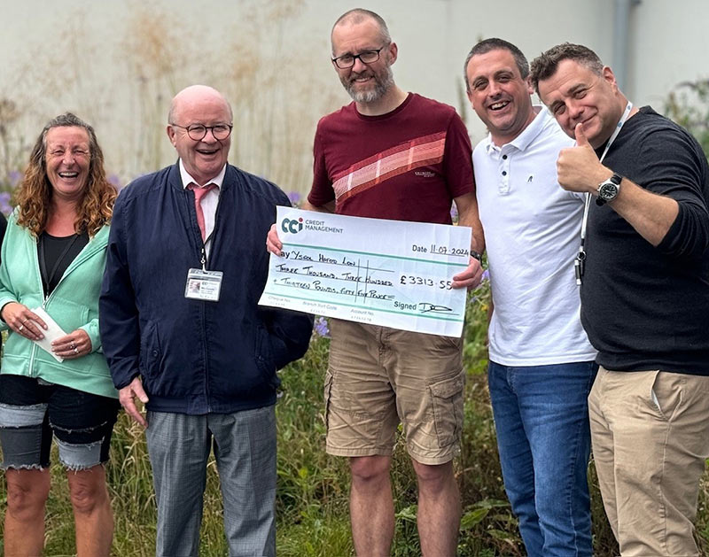 CCI Hafod Lon Cheque Presentation